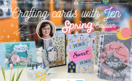 18/5/2024, 11.00 – 14.00 Crafting cards with Jen | SPRING EDITION